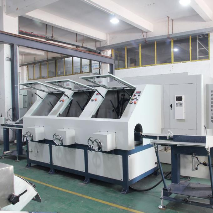 4 หัว Square สแตนเลส Tube Polishing Machine ประสิทธิภาพสูง 6