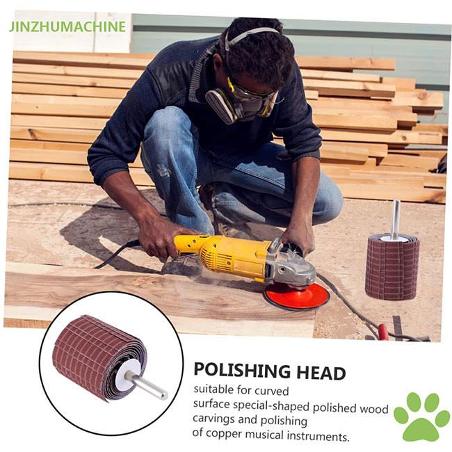 สินค้าใช้ในการเคลือบ ล้อปลาป์ทนทาน ผ้าเอเมรีย 250*50 มิลลิเมตร กริท 240 สายบด ล้อปลาป์สําหรับการเคลือบ 11