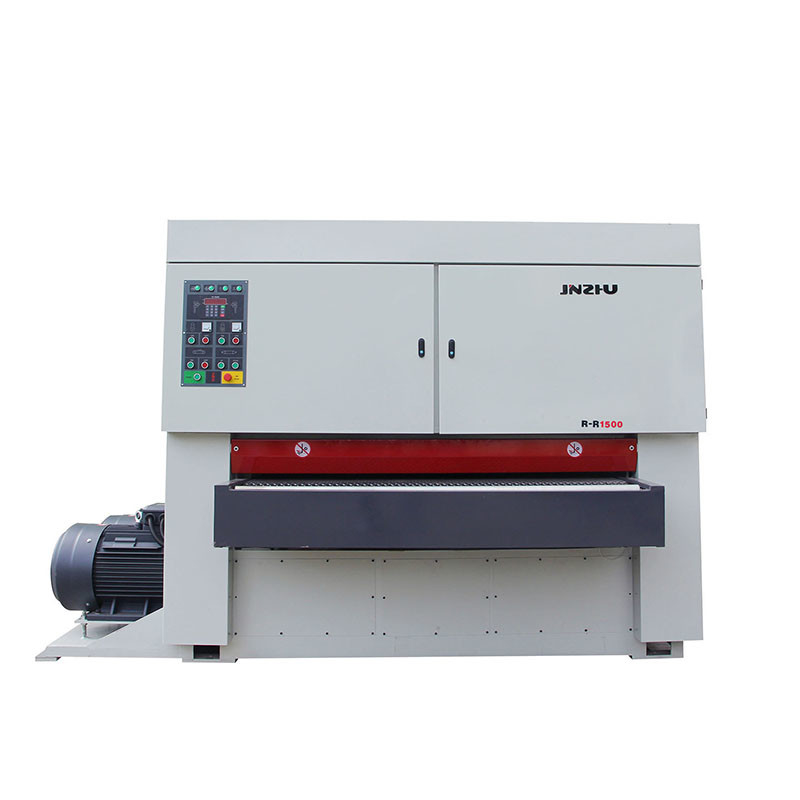 เครื่องขัดโลหะแบนอัตโนมัติขนาด 1500 มม. PLC Core พร้อมสายพานปรับได้