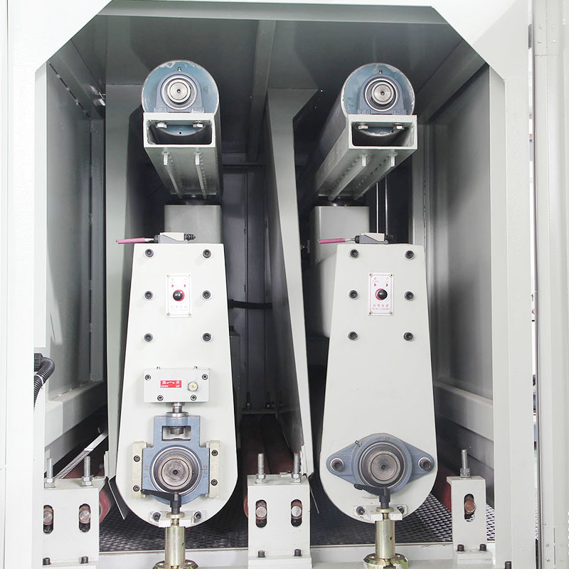 เครื่องขัดโลหะแบนอัตโนมัติขนาด 1500 มม. PLC Core พร้อมสายพานปรับได้