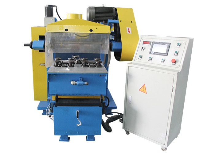 เครื่องขัดเงากระจกอัตโนมัติแบบท่อระบายน้ำ 8 หัวเจียรโลหะสแตนเลส