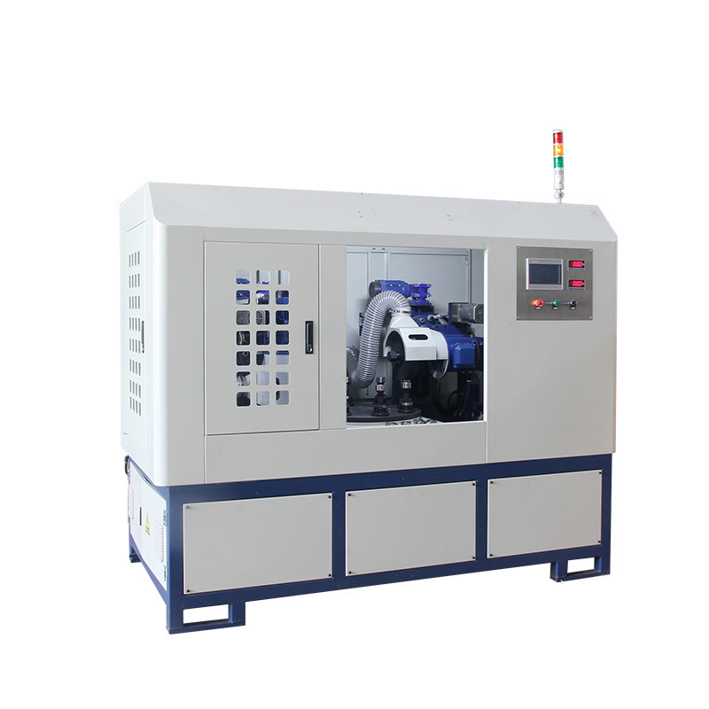 โลหะกระบอกอัตโนมัติ โลหะสี่สถานี ዲስก์ Cnc กระจก Cnc เครื่องมือบด Electro Polishing Machine สําหรับเหล็กไร้ขัด