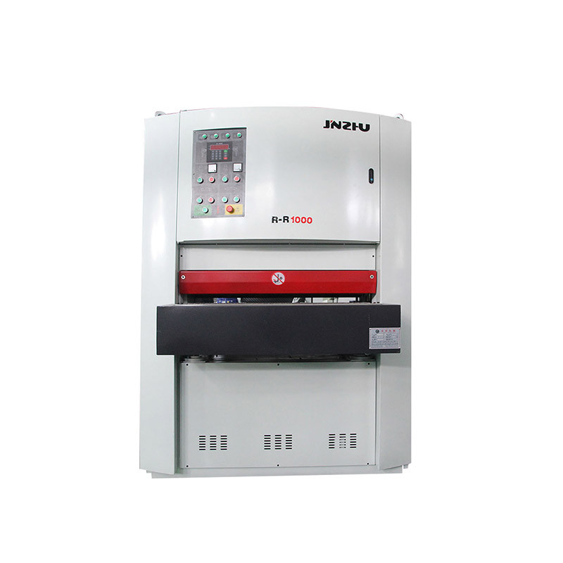 ทนทาน มีประสิทธิภาพสูง การบดแห้ง Rr1000mm ส่วนโลหะ ด้านผิว Deburring Sheet โลหะ Buffing เครื่องวาดสําหรับโลหะ