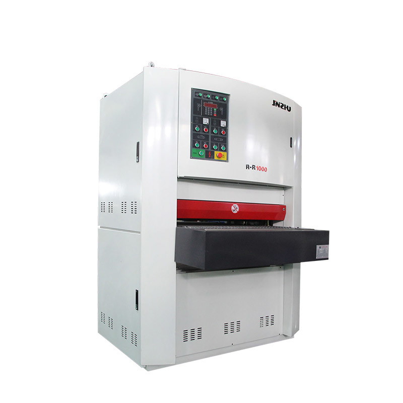 ทนทาน มีประสิทธิภาพสูง การบดแห้ง Rr1000mm ส่วนโลหะ ด้านผิว Deburring Sheet โลหะ Buffing เครื่องวาดสําหรับโลหะ