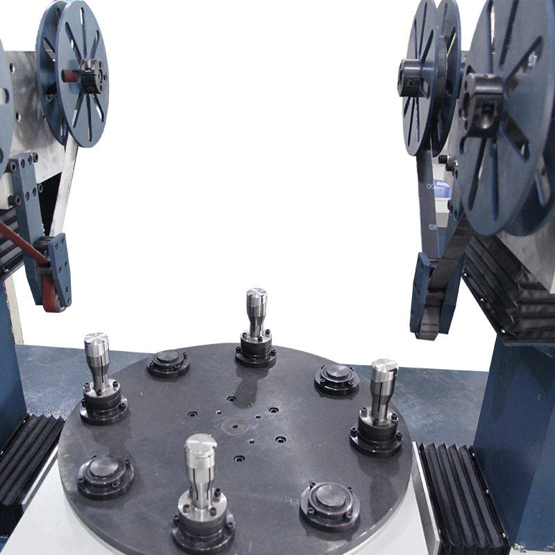 เครื่องขัดเงาแบบสองหัวสำหรับอุตสาหกรรมโลหะฝาครอบด้านนอกหมายเลข 4, เครื่องขัดเงาแบบลวดสำหรับลวดเหล็ก