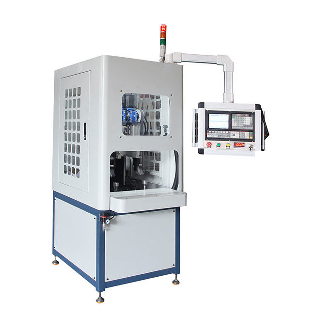 เครื่องขัด CNC 2 สถานีประสิทธิภาพสูง แผนการเฉพาะสำหรับการประมวลผลด้านระนาบและด้านข้างของฝาปิดทรงกลมรูปทรงปกติ